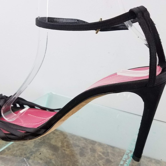 Kate Spade Italy Black Slingback High Heels 10 - Picture 2 of 8